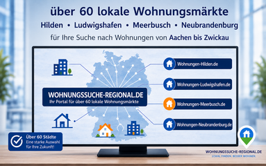 Hilden ordnet Wohnungsangebote nach Stadtteilen – klare Strukturen statt unübersichtlicher Treffer